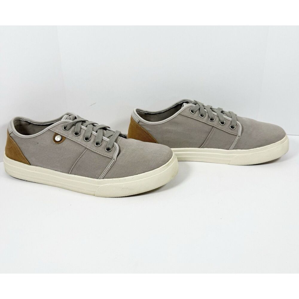Taos Super Soul Sneakers Casual Comfort Canvas Low Top Lace Up Gray Sporty 8.5 - Picture 3 of 16
